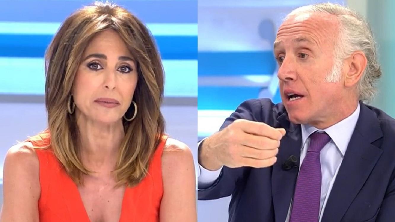 Ana Terradillos y Eduardo Inda. Mediaset.