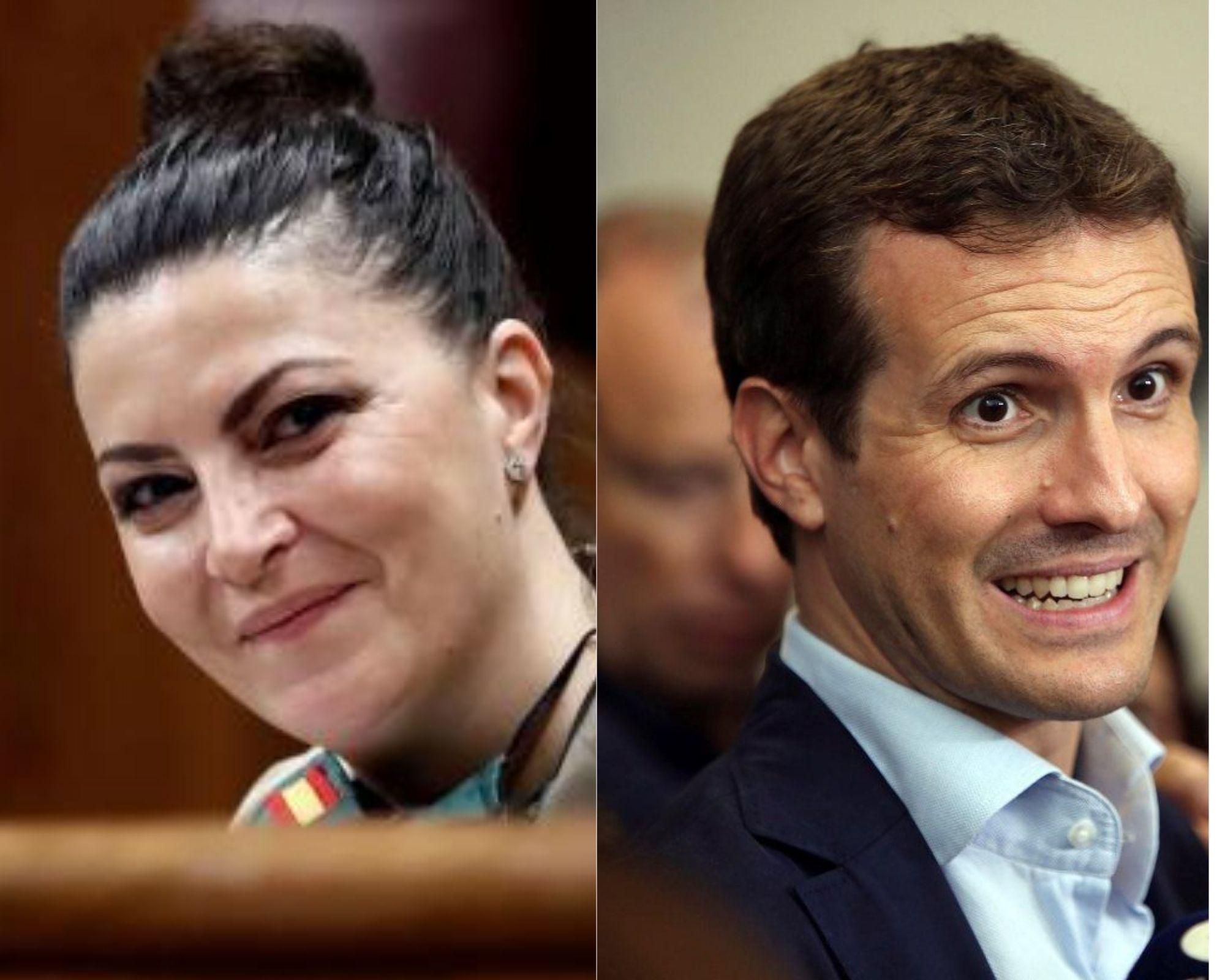 Macarena Olona y Pablo Casado. Canva