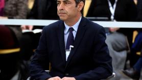 El exmayor de los Mossos d’Esquadra, Josep Lluís Trapero, durante la primera jornada del juicio en el que se le acusa de rebelión, por los hechos ocurridos durante el 1-O