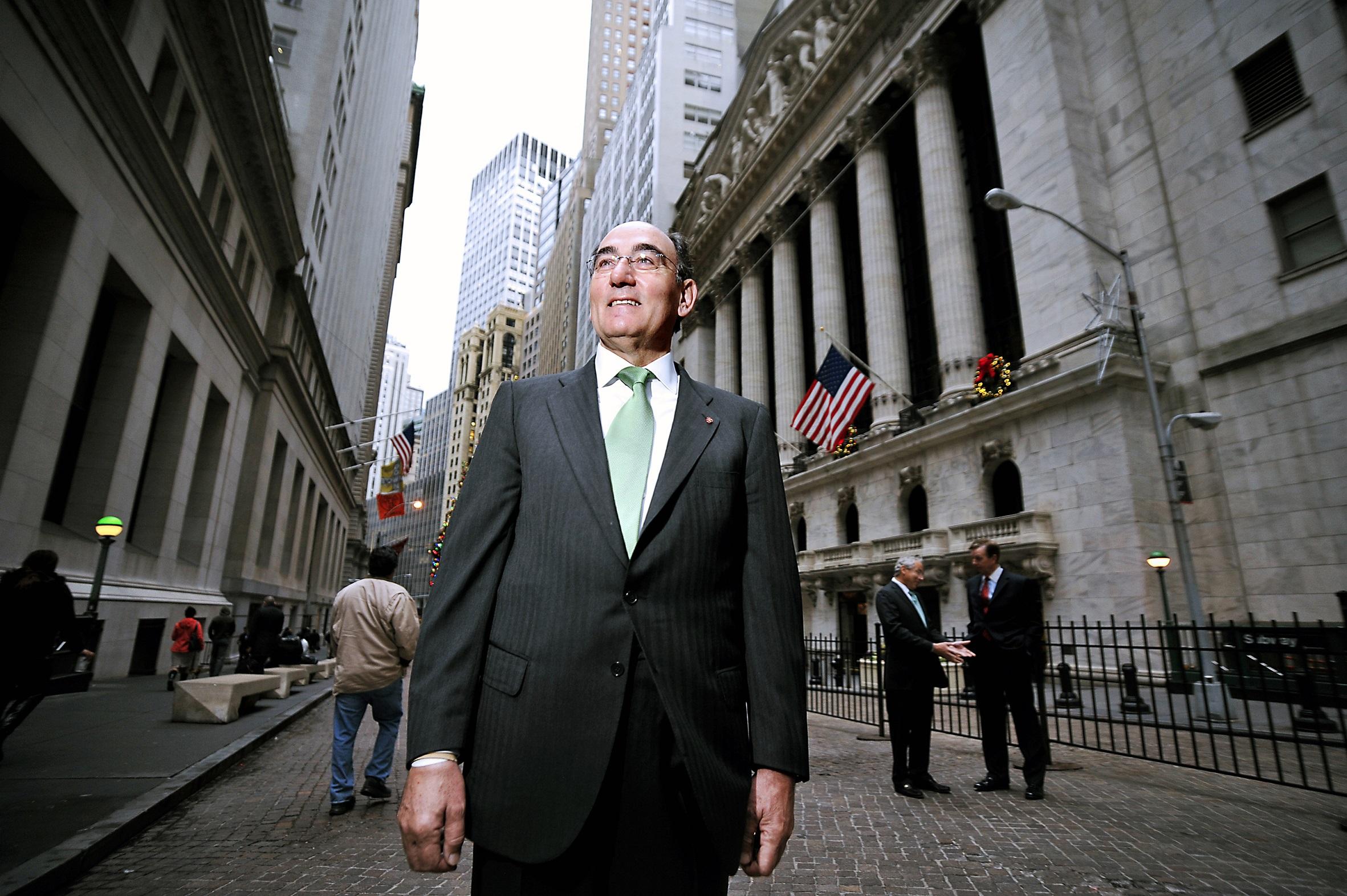 Ignacio Sánchez Galán en Wall Street