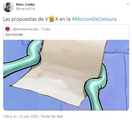 meme moción censura vox 6