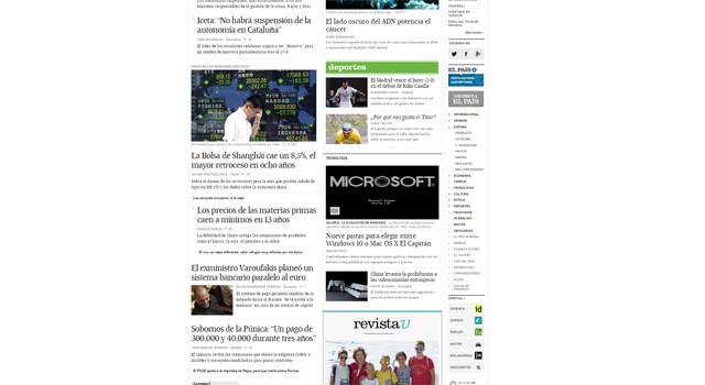 ¿Por qué El País oculta las siglas 'PP' en los titulares de su raquítica información sobre la 'trama Granados'?