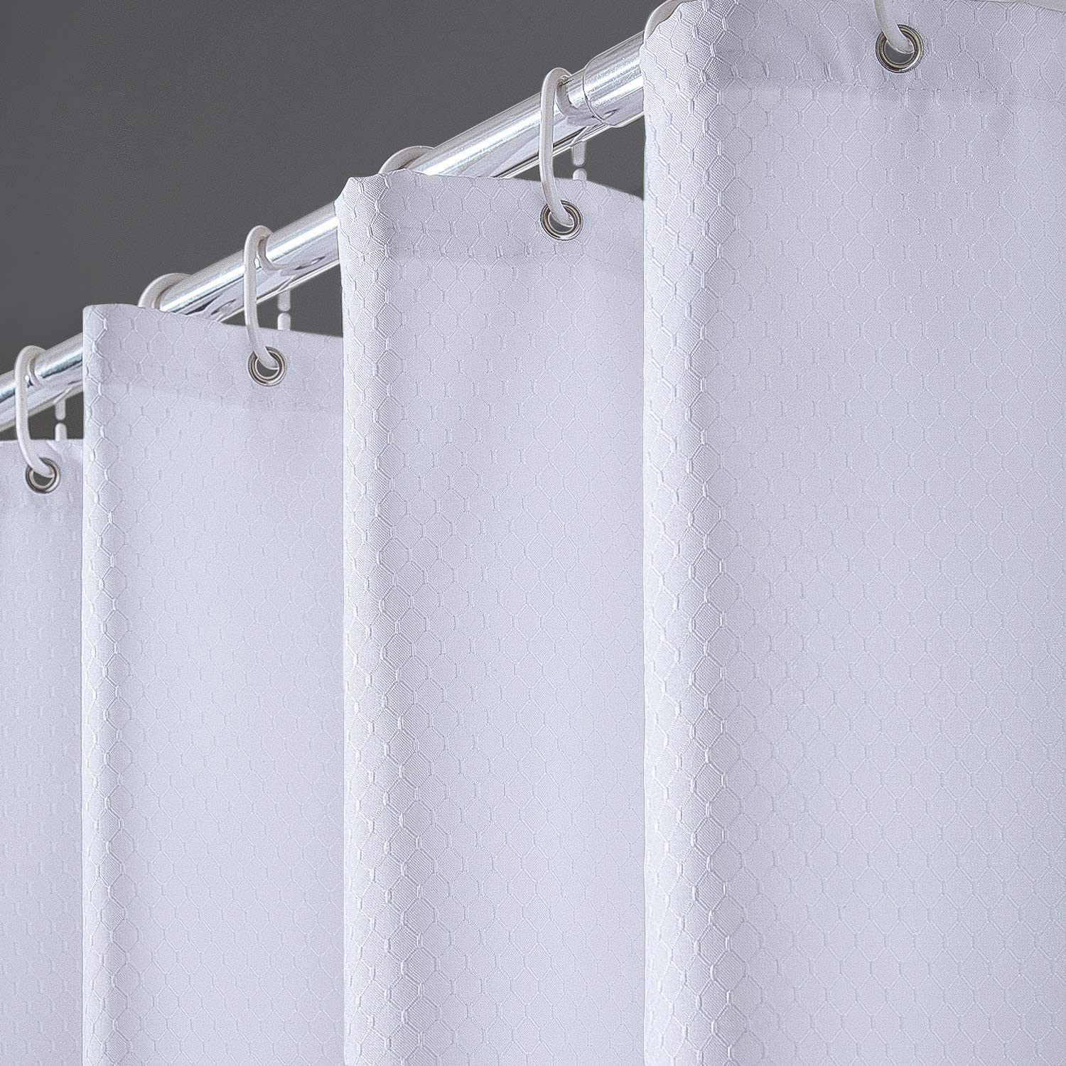 cuadros 240 * 200cm B*H yishu cuadros cortina de ducha bañera cortina resistente al agua antimoho para Incluye 12 anillos de cortina de ducha para cuarto de baño 180 x 180/180 x 200/240 x 200 cm 
