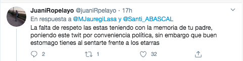 Criticas al tuit de María Jauregi contra Abascal 6 Criticas al tuit de María Jauregi contra Abascal 6