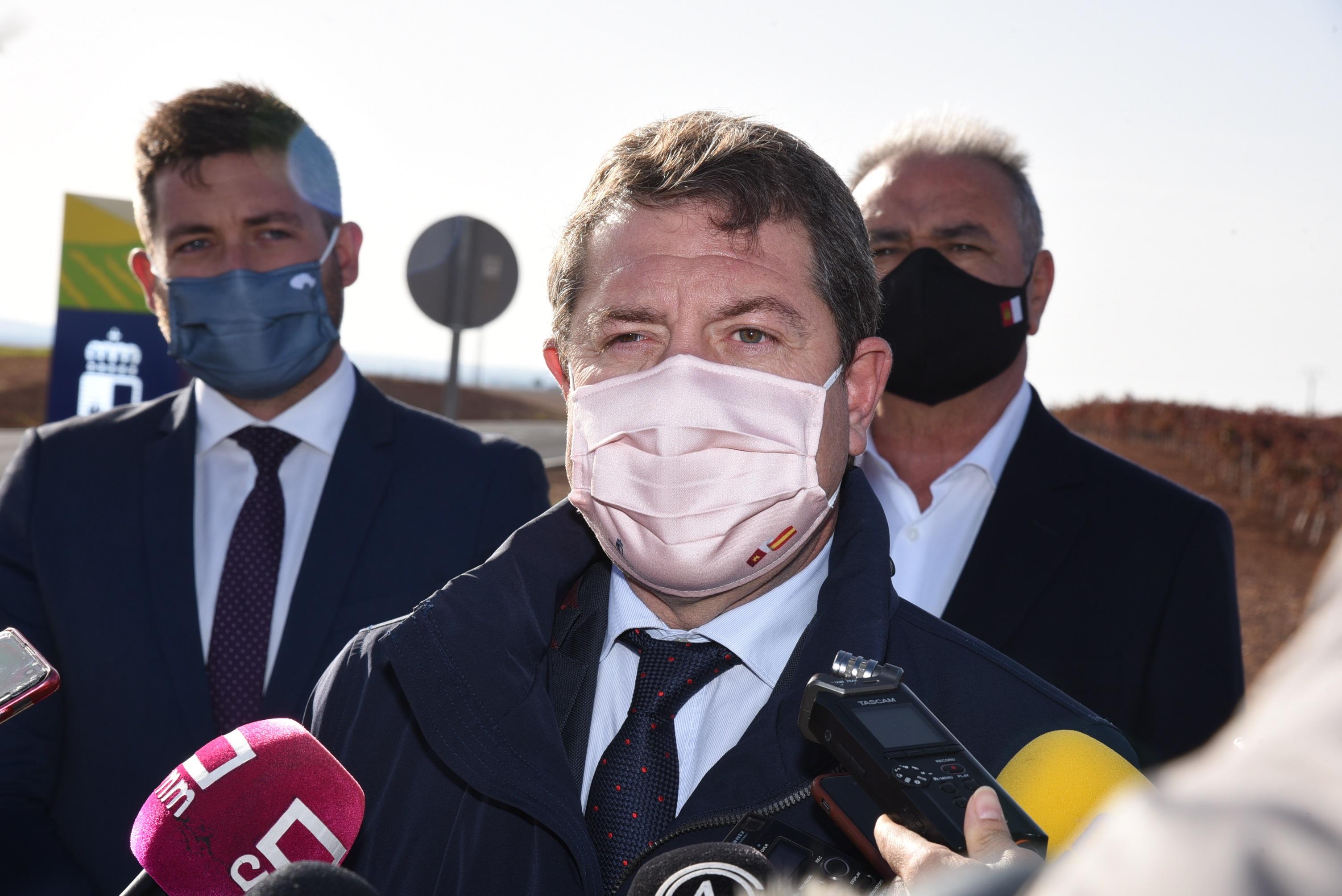 El presidente de Castilla-La Mancha, Emiliano García-Page. Fuente: Europa Press.