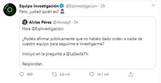 La viral respuesta de Equipo de Investigación a Alvise Pérez