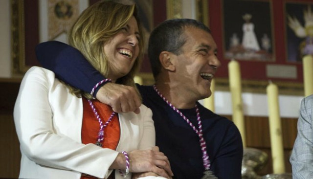 Antonio Banderas: "Susana Díaz tiene las fuerzas, las ganas y las ideas para ser presidenta de España"