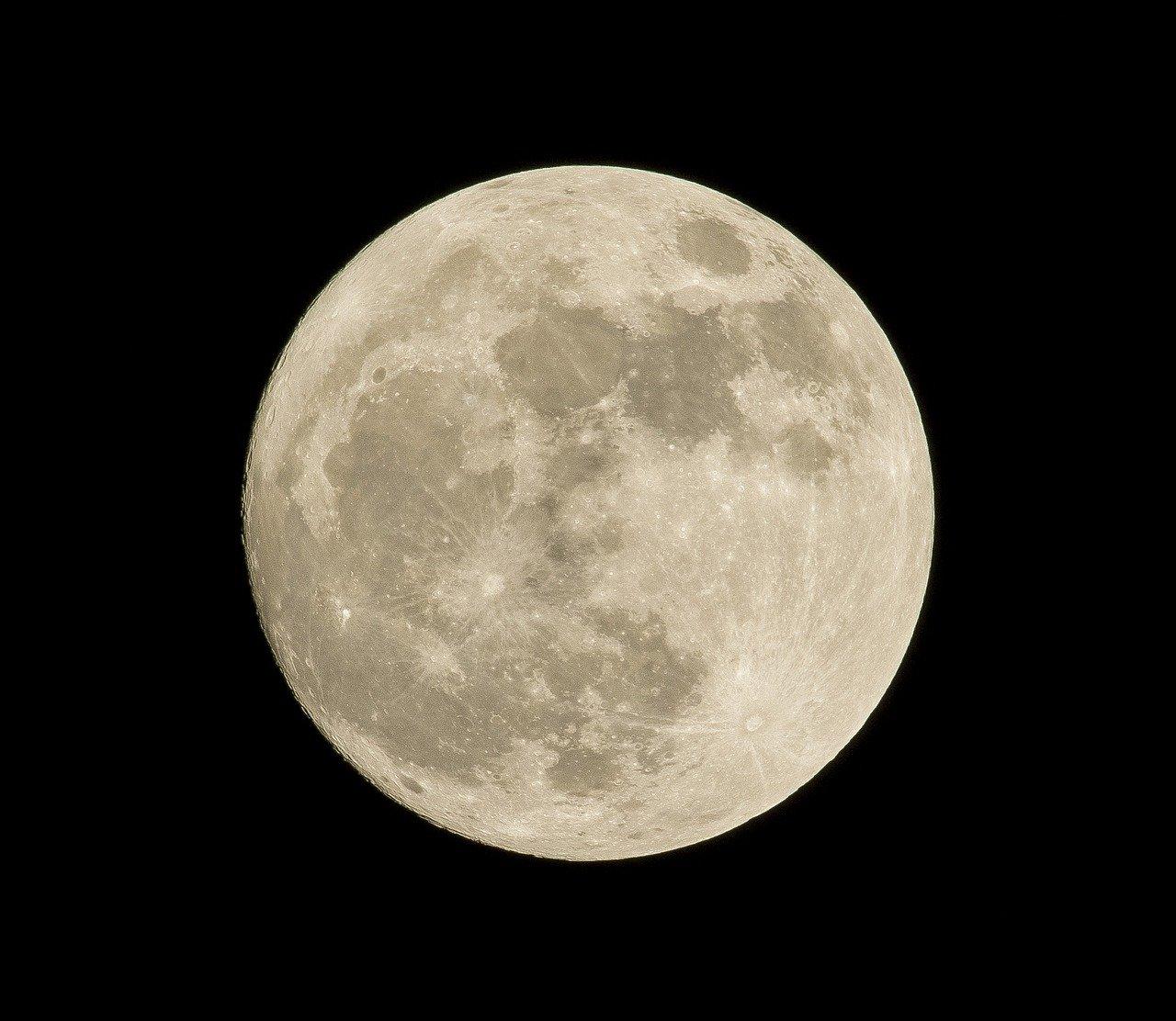 Imagen de la Luna. Pixabay