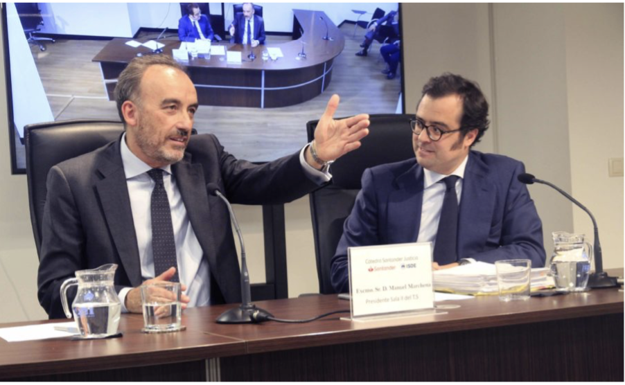 Alejandro Abascal con Manuel Marchena Alejandro Abascal con Manuel Marchena