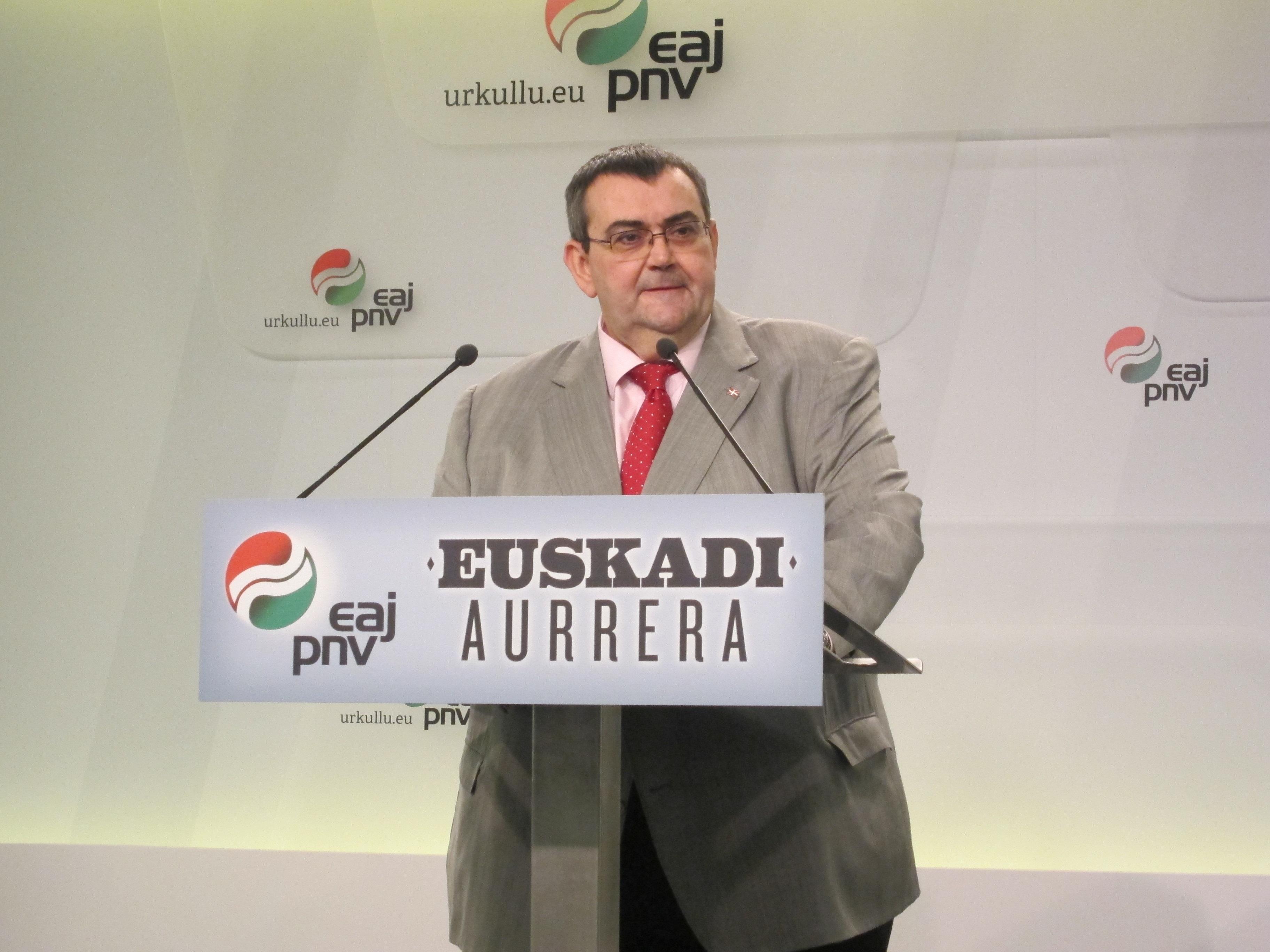 El responsable institucional del PNV, Koldo Mediavilla. Europa Press. 