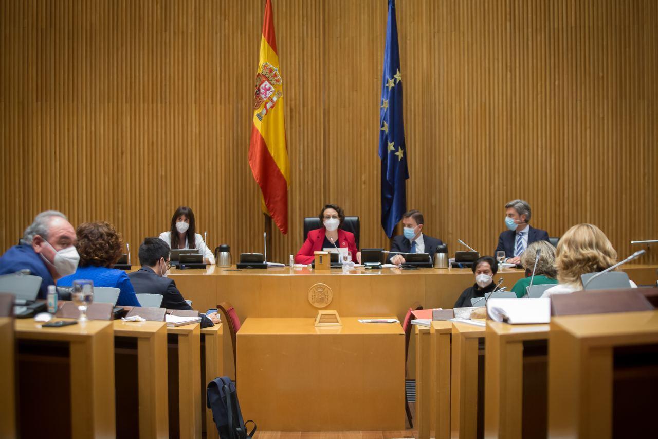 La Comisión del Pacto de Toledo en su sesión para aprobar la renovación de sus recomendaciones. Europa Press