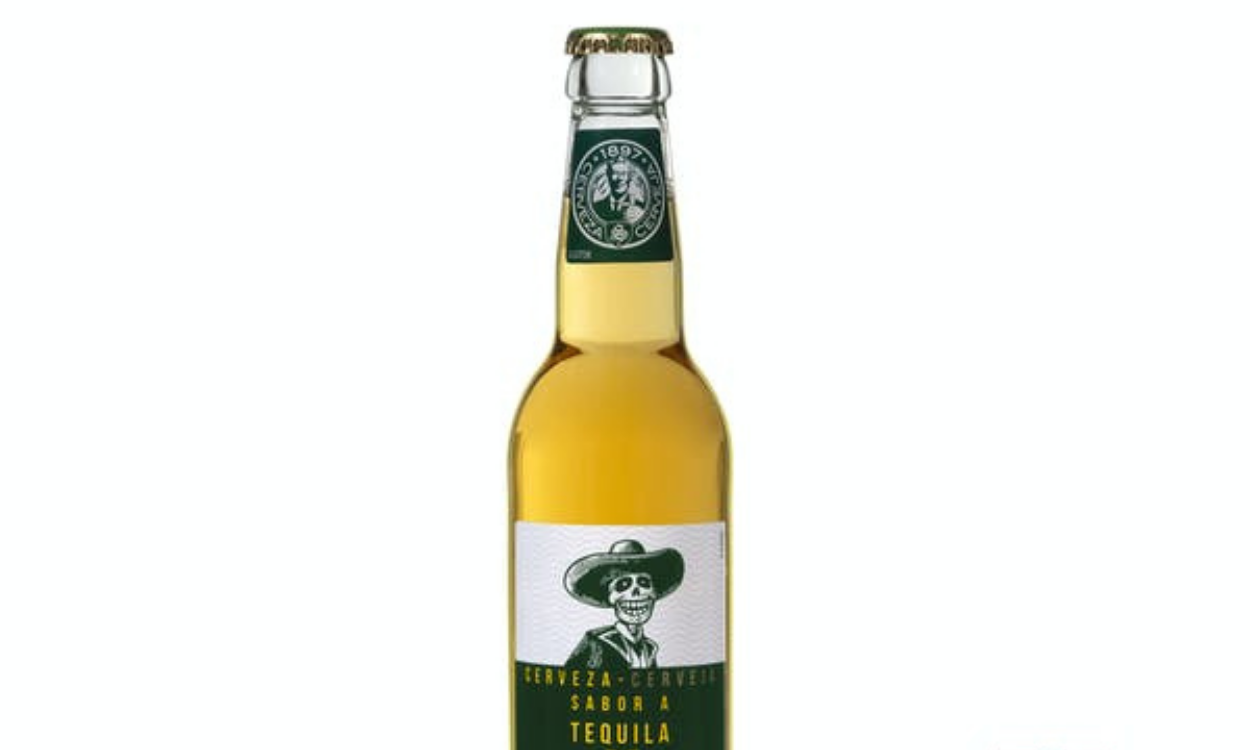 Cerveza 'Especialidad 1987 Sabor de Tequila'.