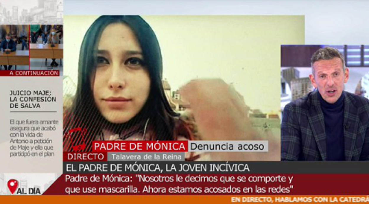 Mónica Ayllón, la joven negacionista. Fuente: Twitter
