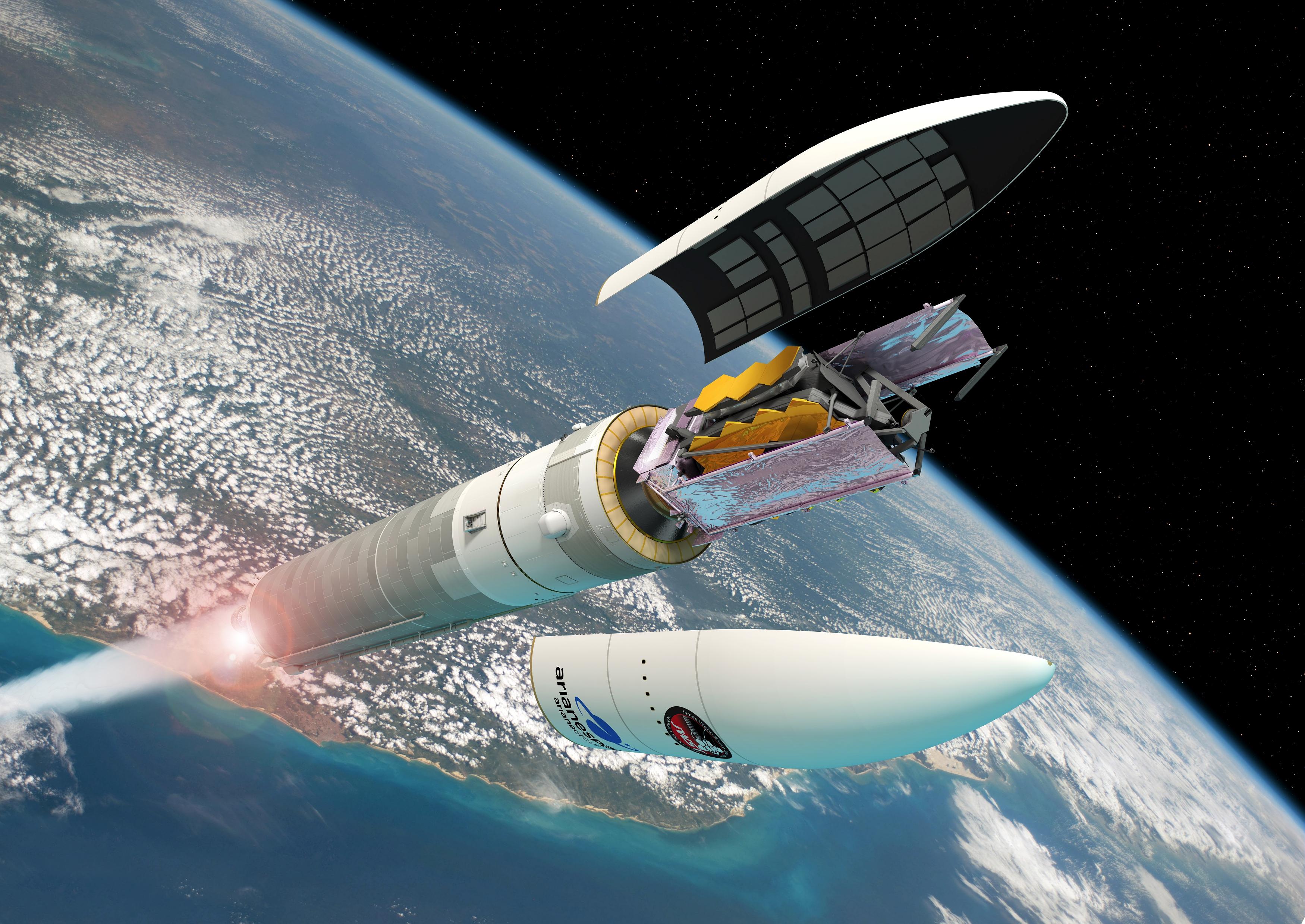 Satélite en el espacio 