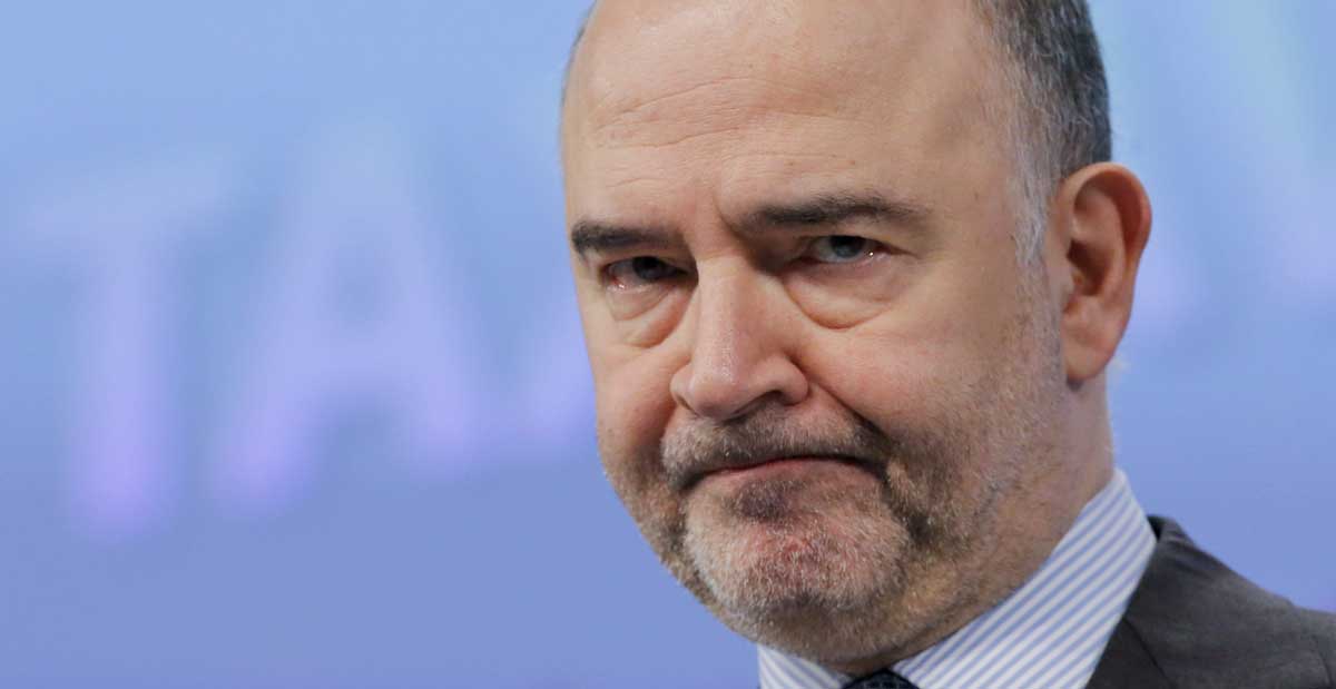 El comisario europeo de Asuntos Económicos, Financieros y Fiscalidad, Pierre Moscovici.