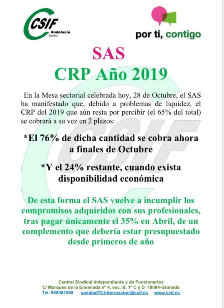 Comunicado de SAS.