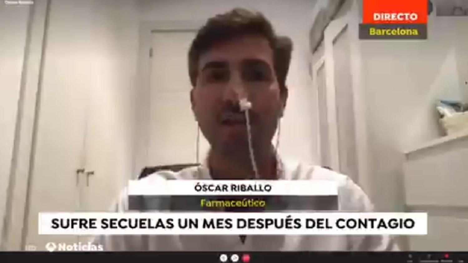 Óscar Riballo, farmacéutico de profesión y aficionado al boxeo. Fuente: Antena 3.