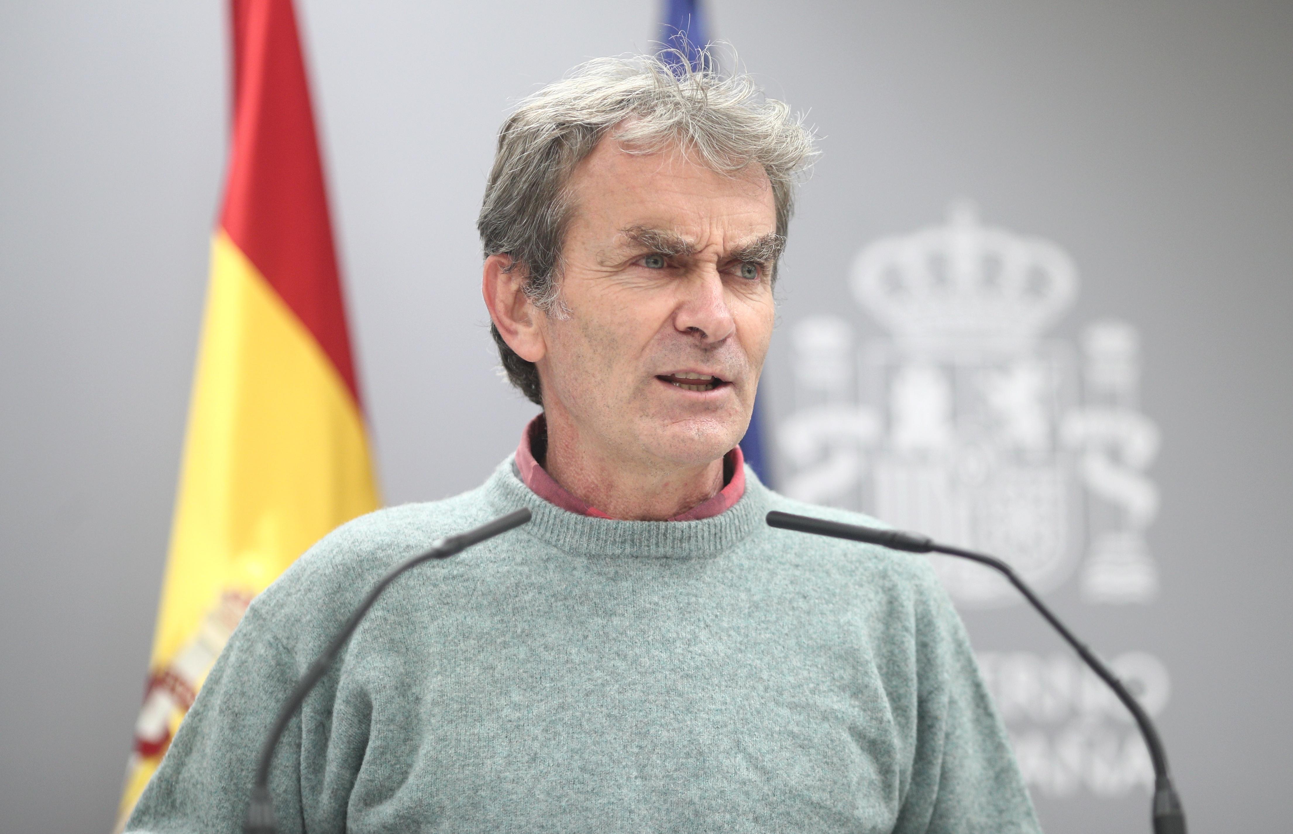 El director del Centro de Coordinación de Alertas y Emergencias Sanitarias (CCAES), Fernando Simón. Fuente: Europa Press.