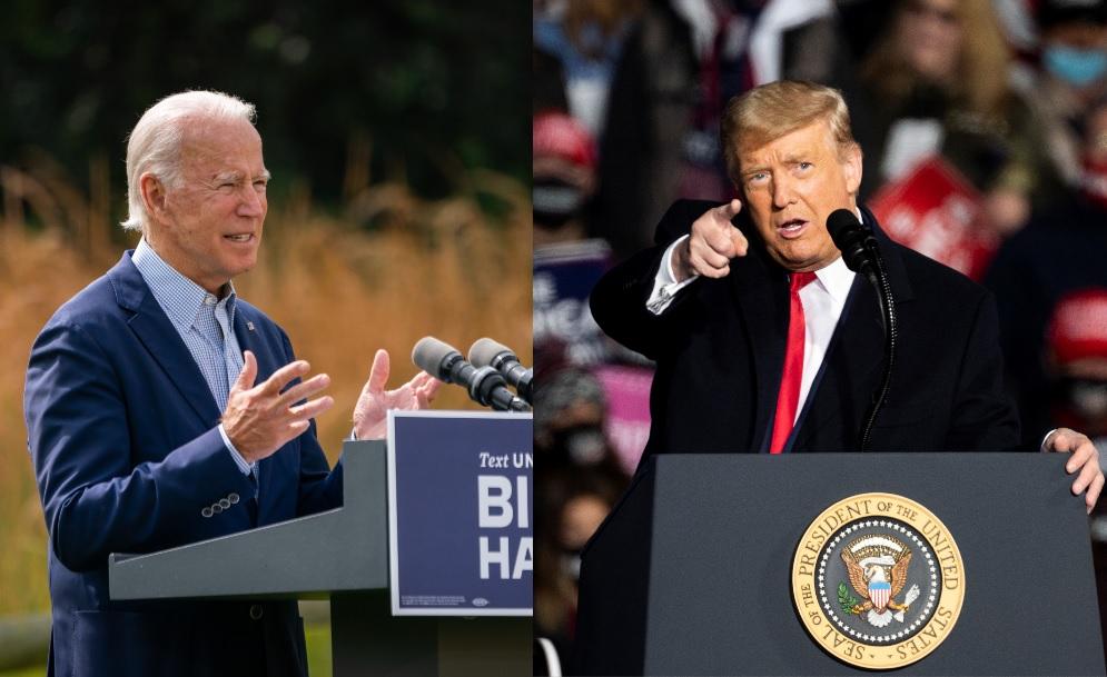 El candidato demócrata, Joe Biden y el presidente de Estados Unidos, Donald Trump / EP