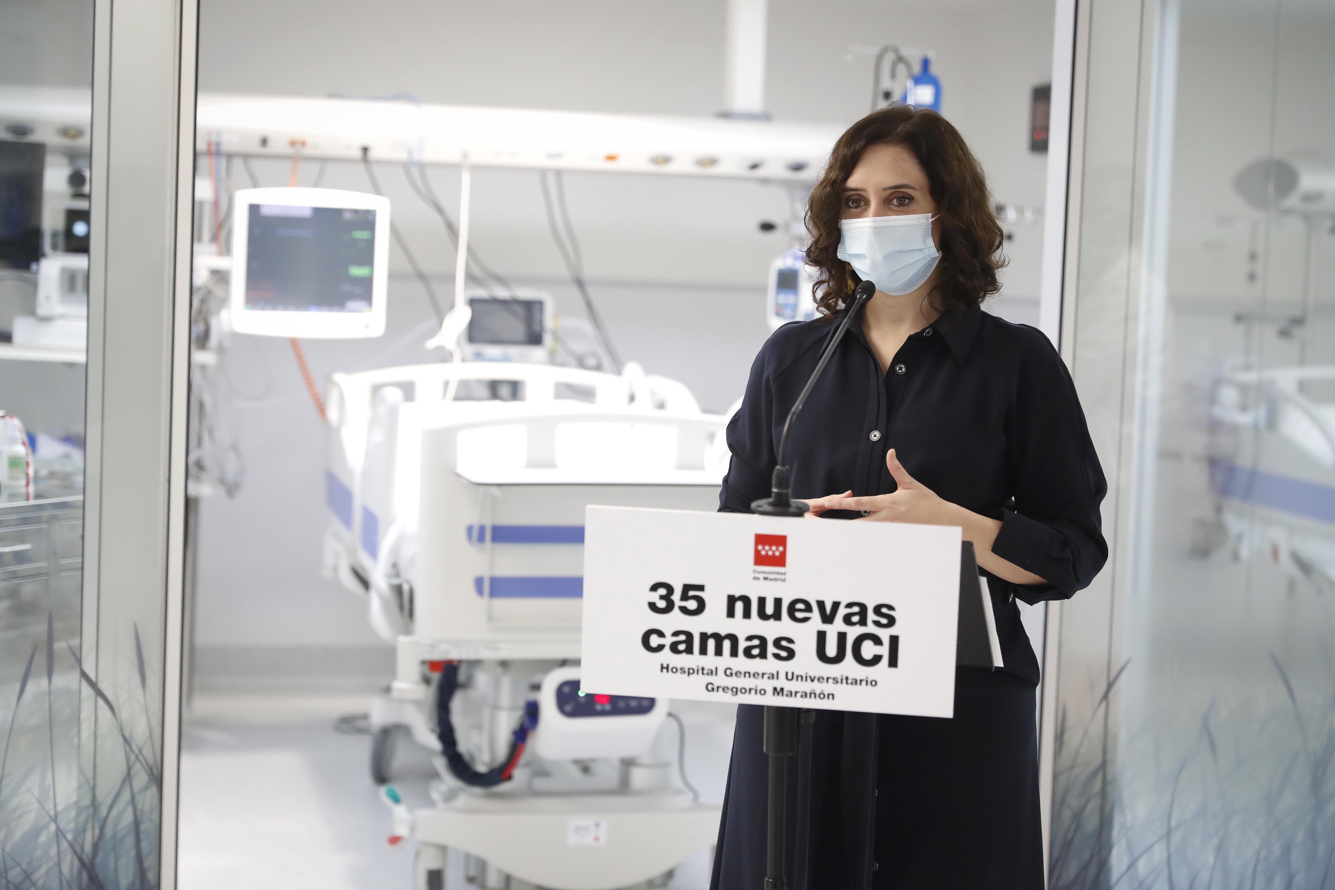 Isabel Díaz Ayuso pide la realización de test de antígenos en farmacias