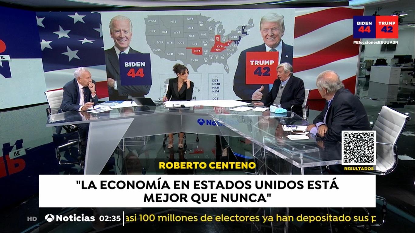 Roberto Centeno arremete contra José Manuel García-Margallo. Atresmedia.