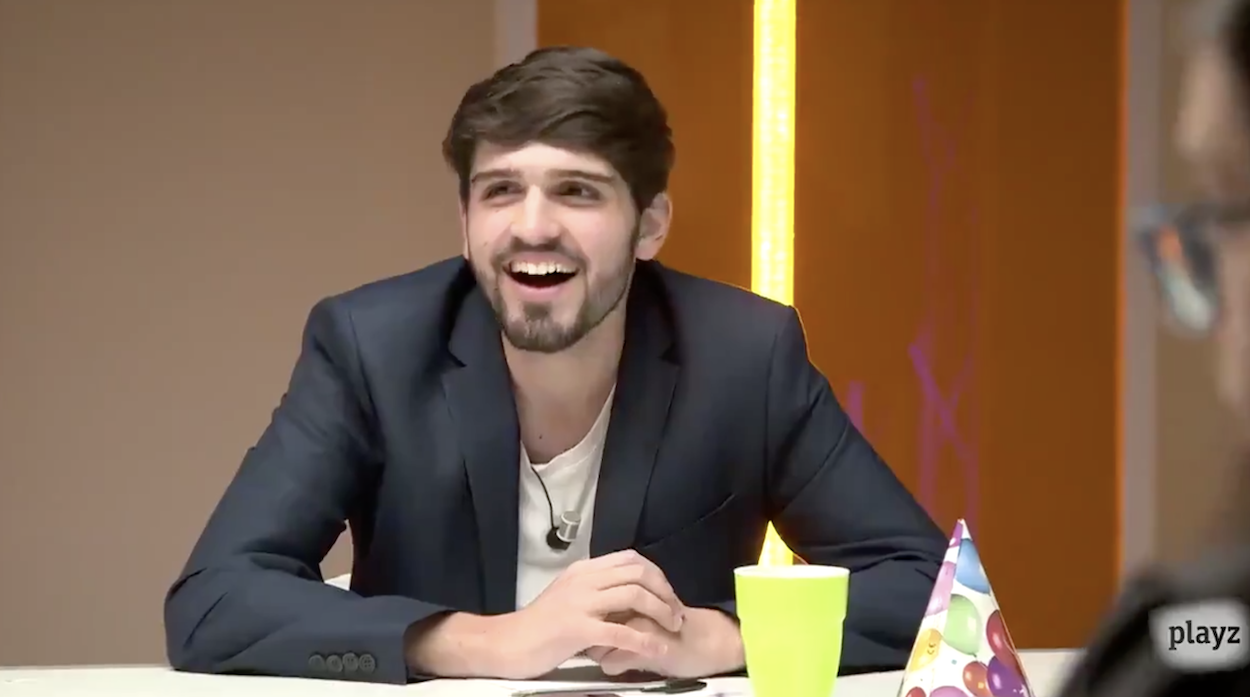 Hugo Pereira en un programa de PlayZ