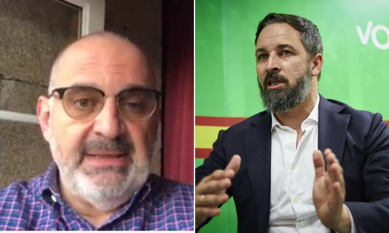 Antón Losada y Santiago Abascal