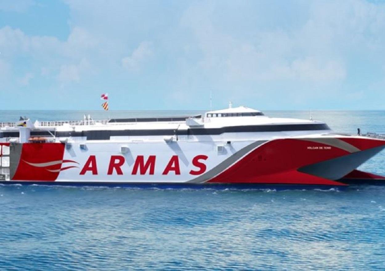 Ferry de Naviera Armas. Página web Naviera Armas