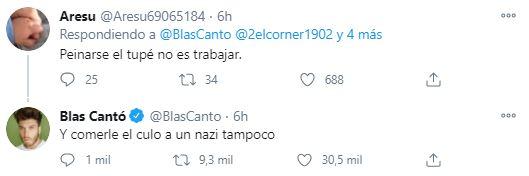 Respuesta de Blas Cantó Respuesta de Blas Cantó