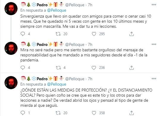 Un usuario de la red arremete contra Pelayo Díaz por el polémico vídeo de la Comunidad de Madrid Un usuario de la red arremete contra Pelayo Díaz por el polémico vídeo de la Comunidad de Madrid