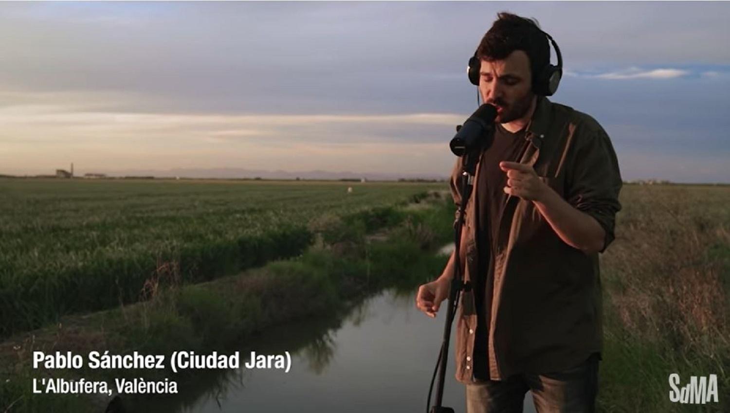 Pablo Sánchez (Ciudad Jara) en 'Si se calla el cantor'.  Videoclip oficial