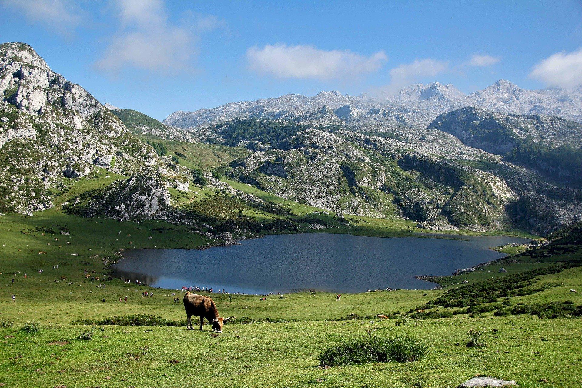 'El lago azul' de Asturias. Pixabay