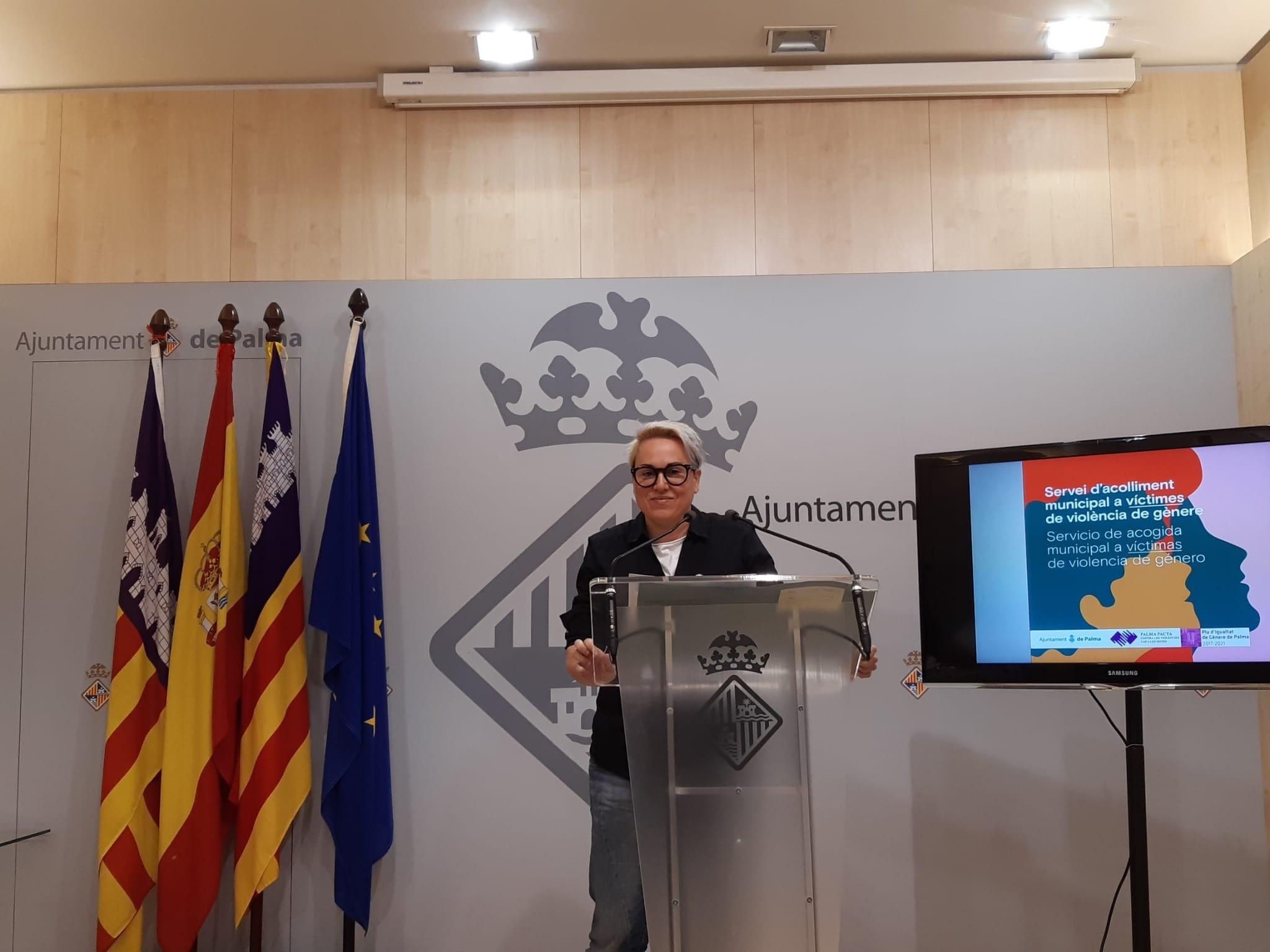 La regidora de Justícia Social, Feminismo y LGTBI del Ayuntamiento de Palma, Sonia Vivas. Fuente: Europa Press.