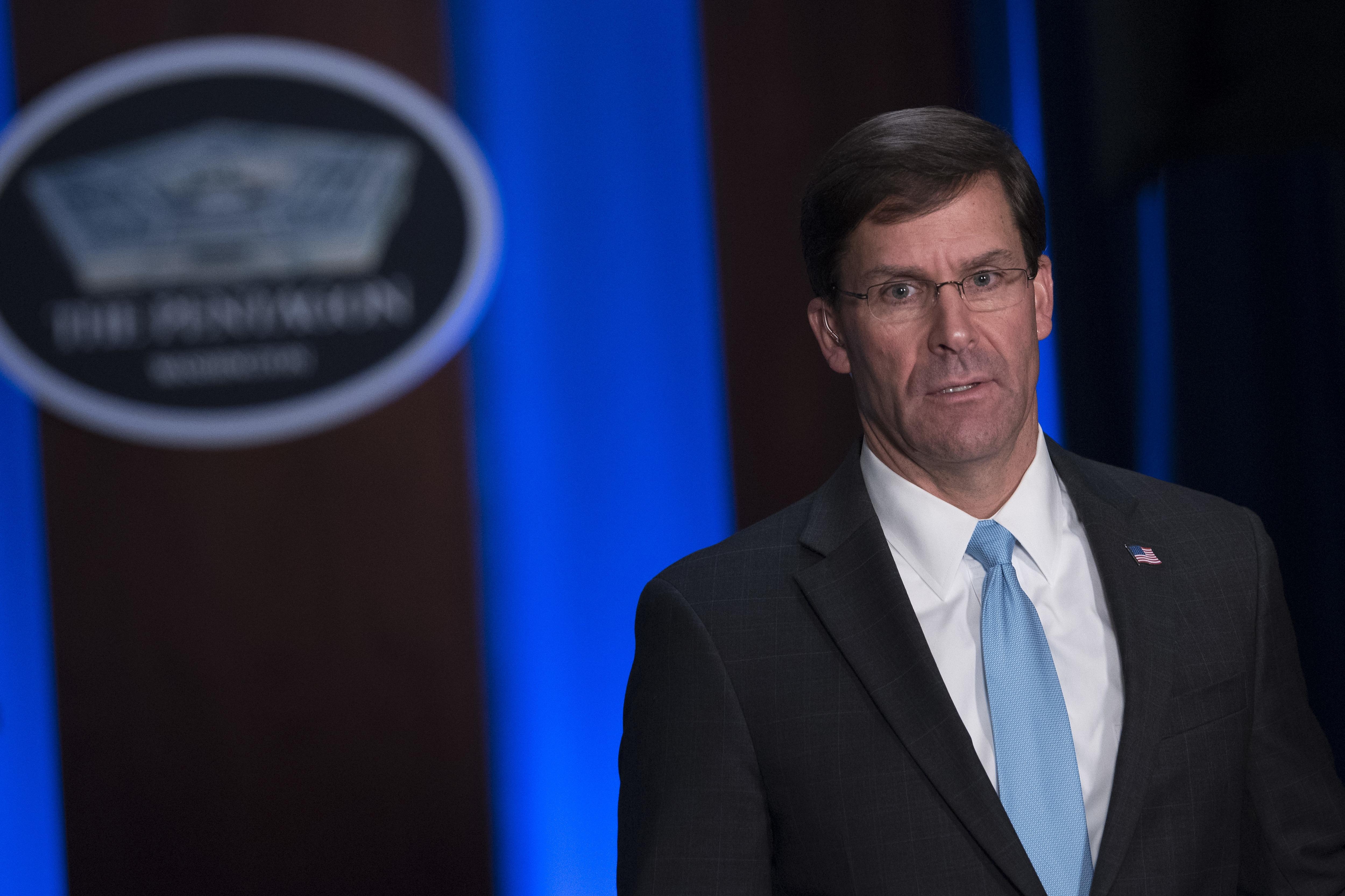 El exsecretario de Defensa de EEUU Mark Esper. Fuente: Europa Press.