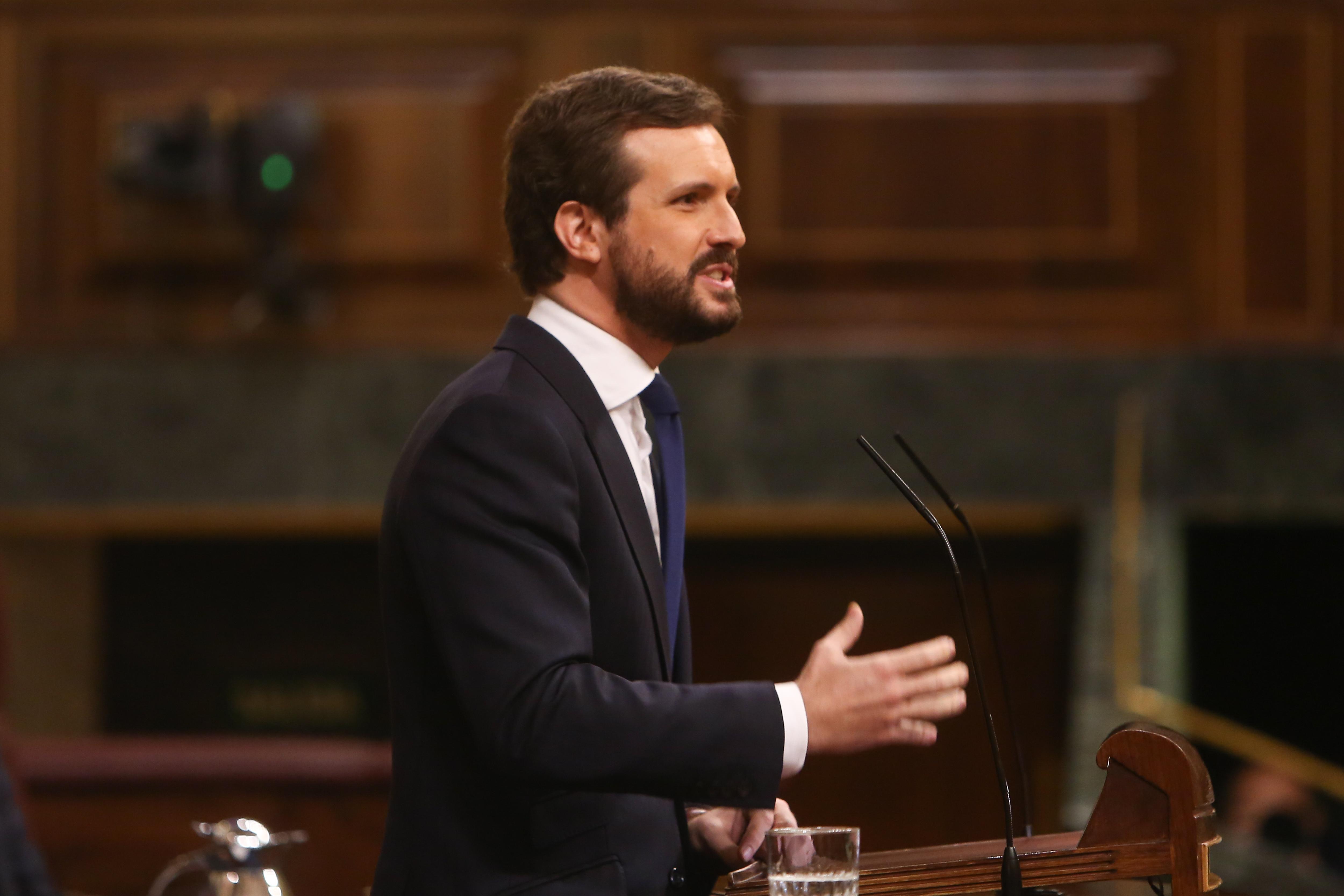 El líder del PP Pablo Casado. EP