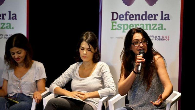 Sol Sánchez, portavoz adjunta de Unidas Podemos Izquierda Unida en la Asamblea de Madrid.