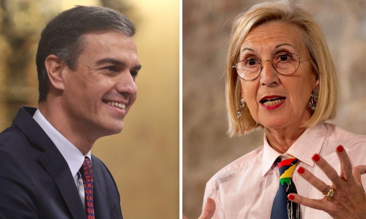 Pedro Sánchez y Rosa Díez