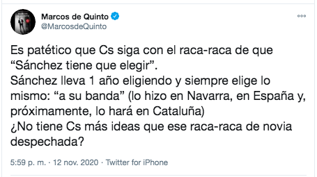 Marcos de Quinto sobre Cs Marcos de Quinto sobre Cs