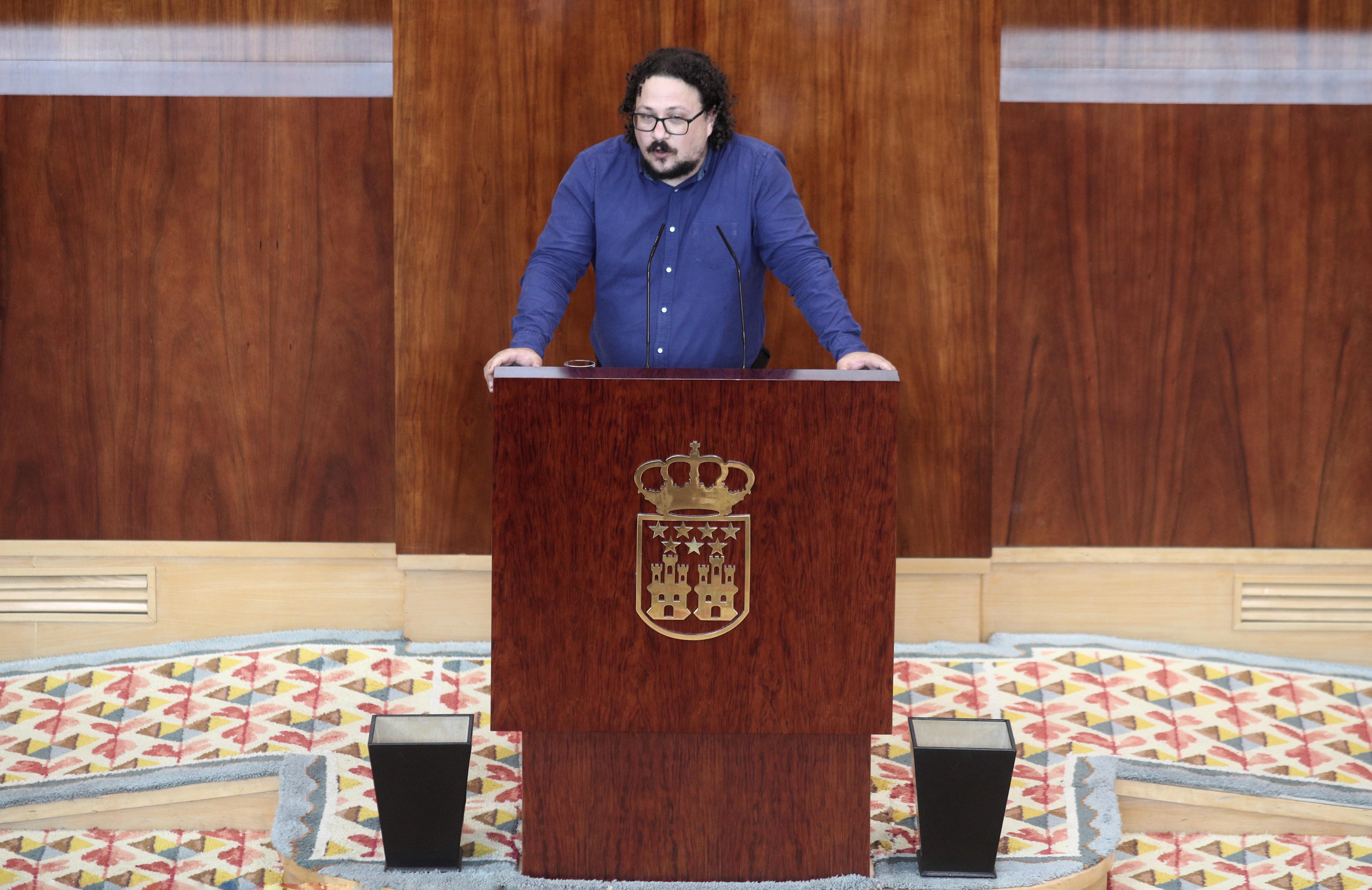 El portavoz en funciones de Unidas Podemos en Madrid, Jacinto Morano / EP