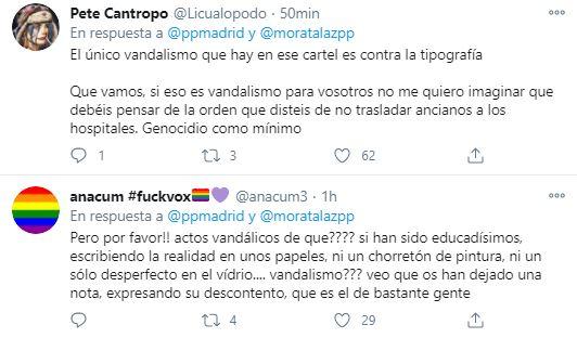 Respuesta al tuit del PP