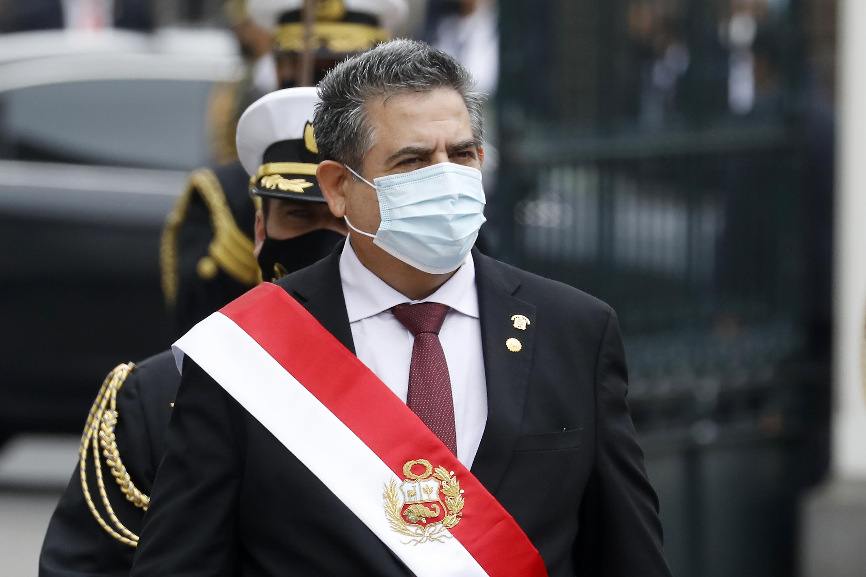 El ya expresidente de Perú, Manuel Merino. Fuente: Europa Press.