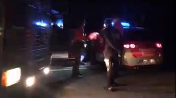 Vídeo de la Policía Foral en el momento del control al conductor del camión
