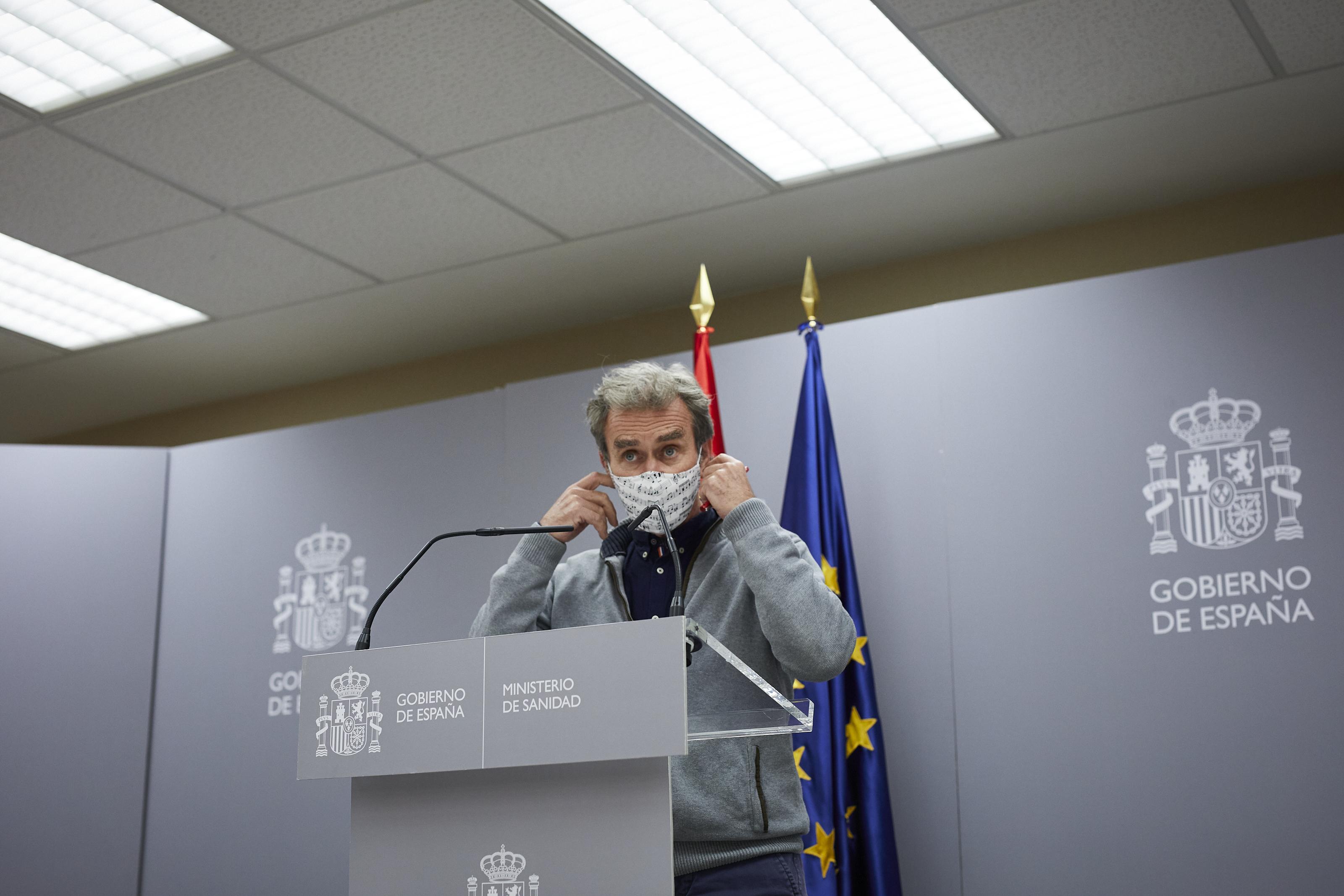 El director del Centro de Coordinación de Alertas y Emergencias Sanitarias (CCAES), Fernando Simón. Fuente: Europa Press.