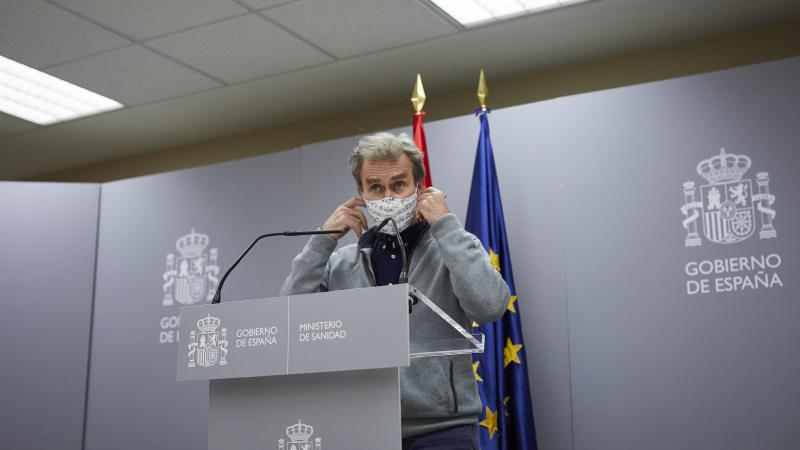 El director del Centro de Coordinación de Alertas y Emergencias Sanitarias (CCAES), Fernando Simón. Fuente: Europa Press.